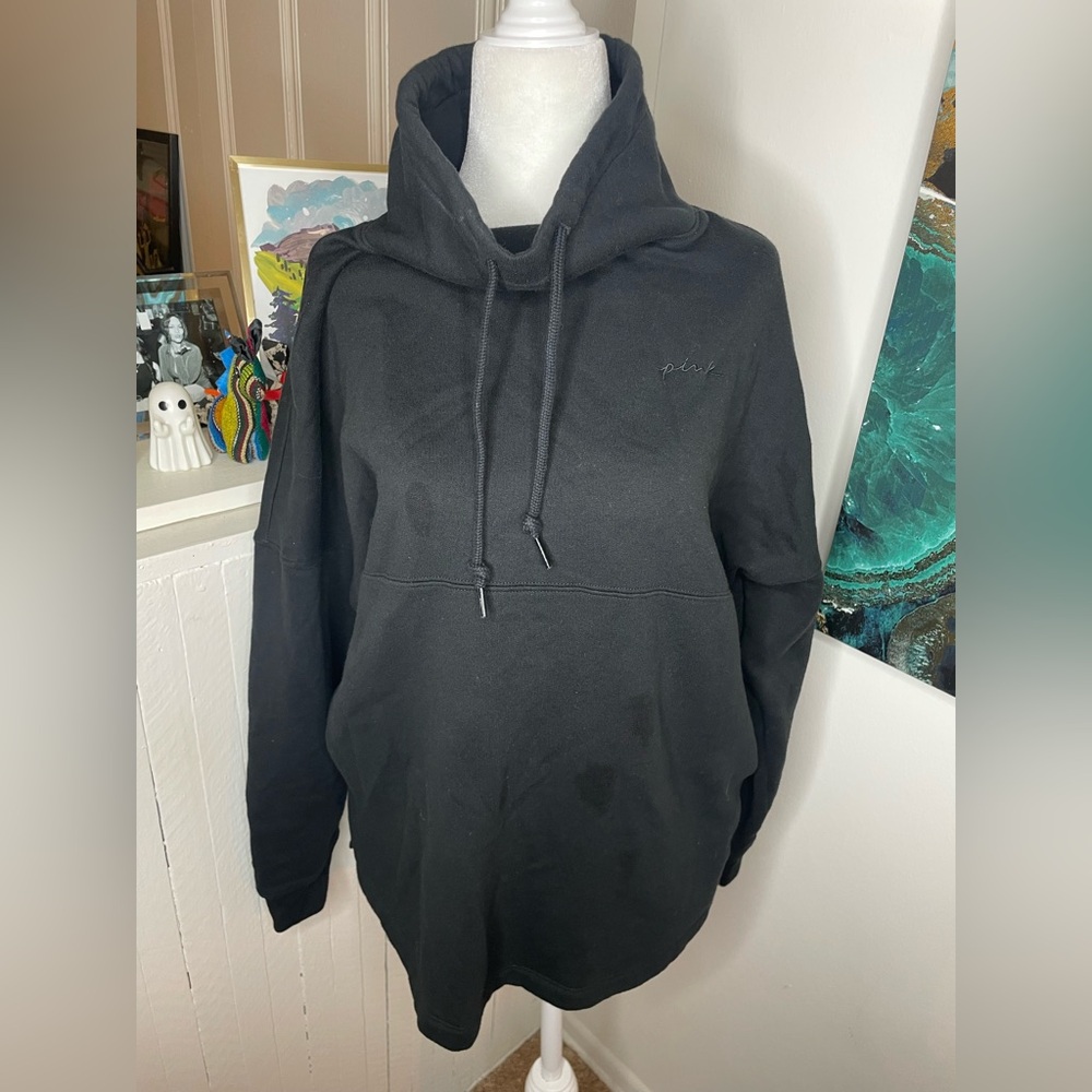 PINK Victoria's Secret Classic Black Sweatshirt